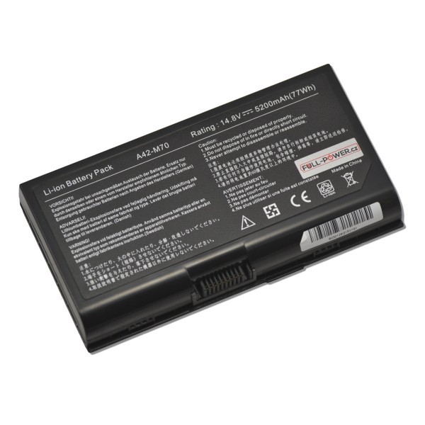 Batterie für Notebook Asus N90SC 5200mAh Li-Ion 14,8V SAMSUNG-Zellen