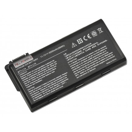 Batterie für Notebook MSI BTY-L75 5200mAh Li-Ion 11,1V SAMSUNG-Zellen