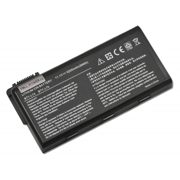 Batterie für Notebook MSI CR630 5200mAh Li-Ion 11,1V SAMSUNG-Zellen