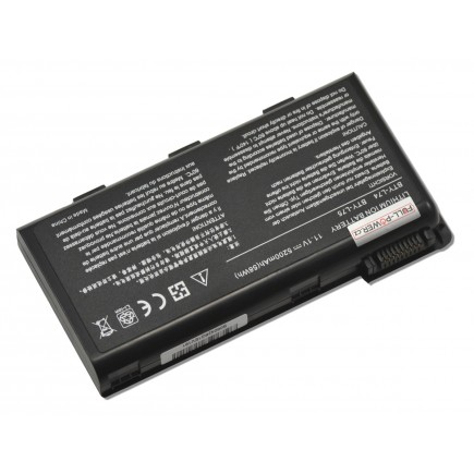 Batterie für Notebook MSI CX720 5200mAh Li-Ion 11,1V SAMSUNG-Zellen