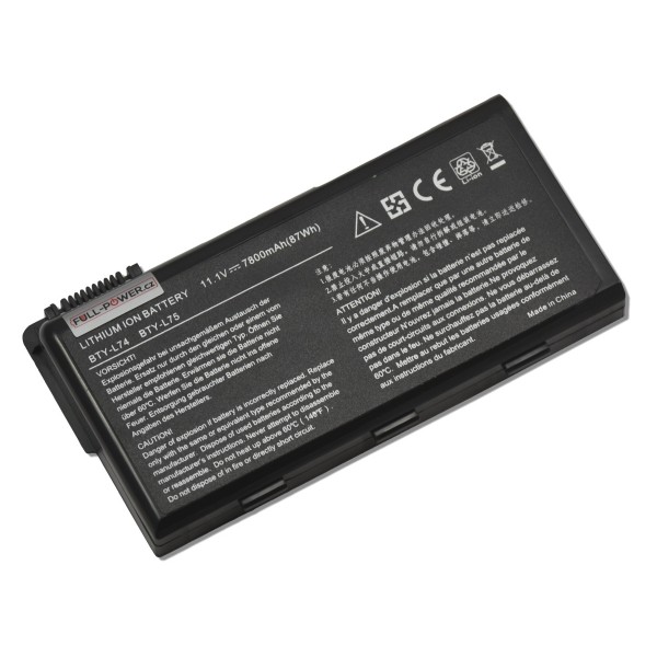 Batterie für Notebook MSI CR720 7800mAh Li-Ion 10,8V SAMSUNG-Zellen