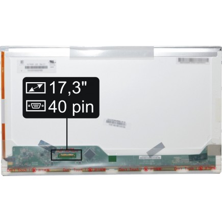 Laptop Bildschirm EMACHINES G525 LCD Display 17,3“ 40Pin HD+ LED - Glänzend