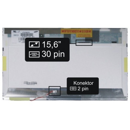 Laptop Bildschirm Toshiba Satellite L505-S6959 LCD Display 15,6“ 30Pin HD CCFL - Glänzend