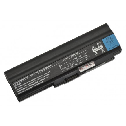 Batterie für Notebook Toshiba Satellite U305 7800mAh Li-Ion 10,8V SAMSUNG-Zellen
