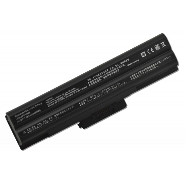 Batterie für Notebook Sony Vaio VGN-NW270F/W 7800mAh Li-ion 10,8V SAMSUNG-Zellen
