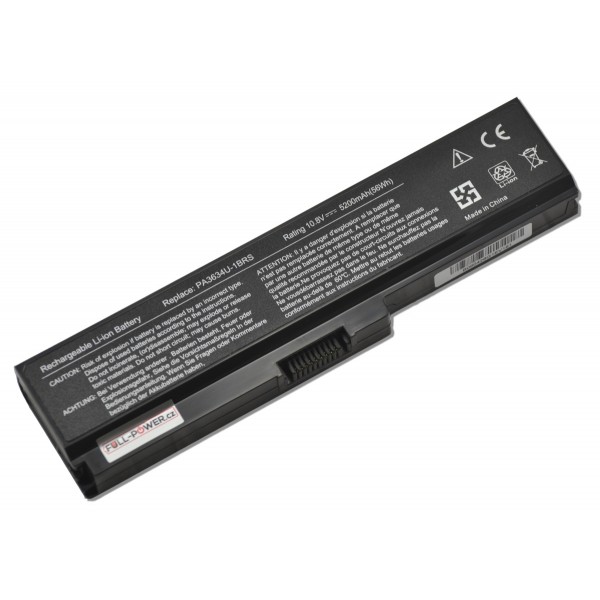 Batterie für Notebook Toshiba Satellite L650 5200mAh Li-Ion 10,8V SAMSUNG-Zellen
