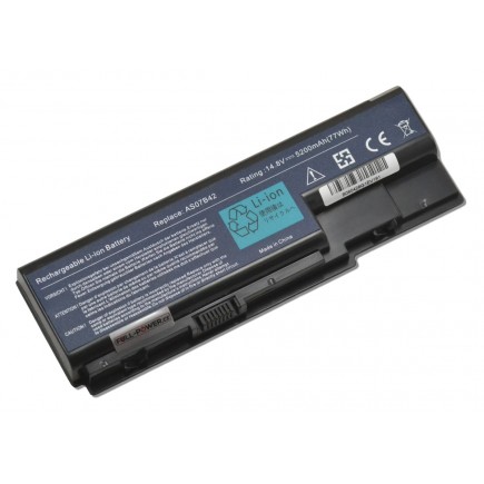 Batterie für Notebook Acer Aspire 8730ZG 5200mAh Li-Ion 14,8V SAMSUNG-Zellen