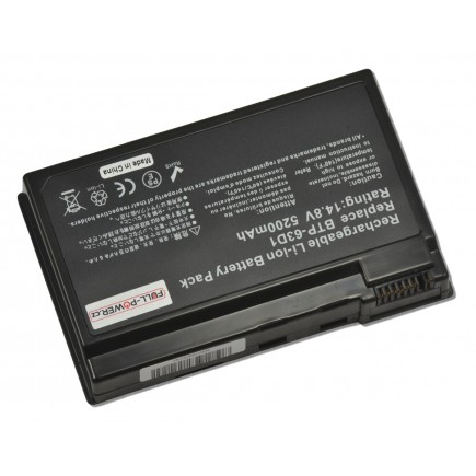Batterie für Notebook Acer Aspire 5020LMi 5200mAh Li-Ion 14,8V SAMSUNG-Zellen