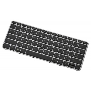 HP Elitebook 725 G3 Laptop Tastatur, tschechisch, silber