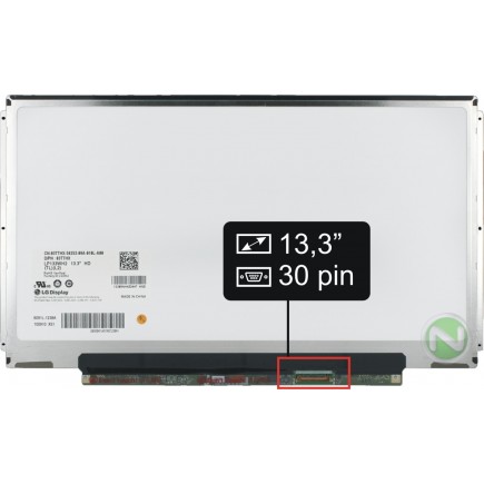 Laptop Bildschirm B133XTN02.1 LCD Display 13,3“ 30Pin eDP HD LED - Glänzend
