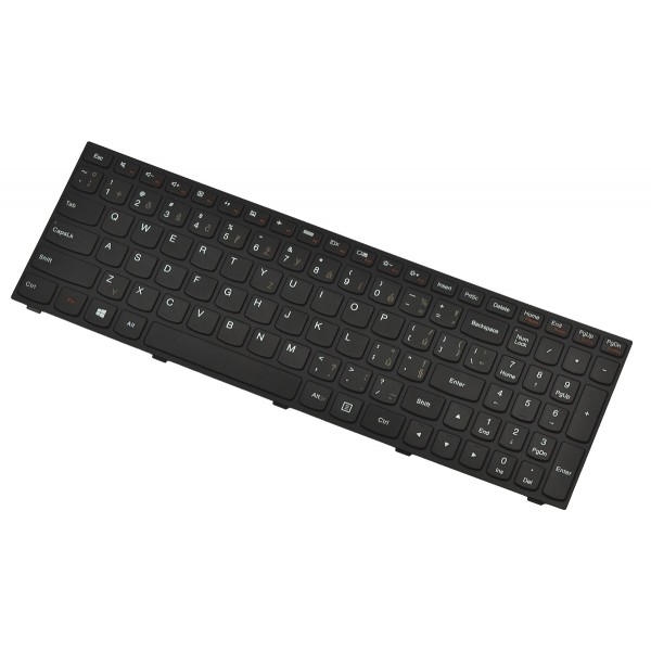 Z50-70 DE Tastatur mit Silber Rahmen Ohne Beleuchtung f/ür Lenovo Ideapad Z50