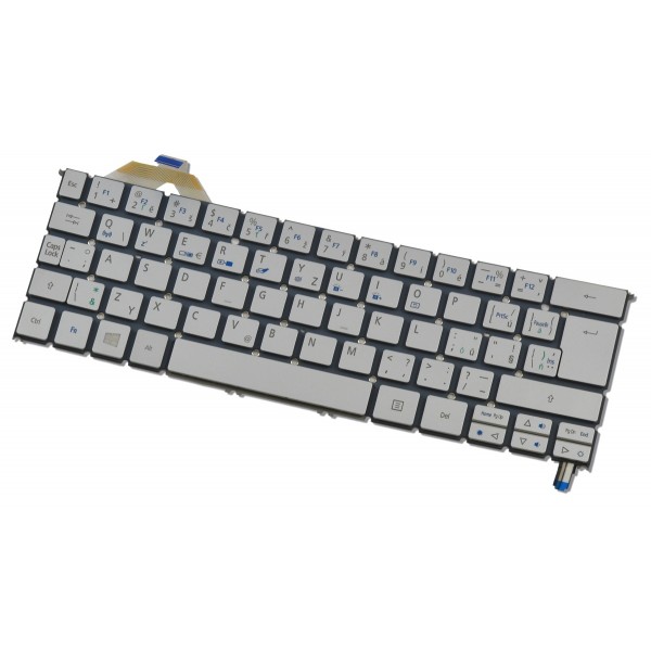 Acer ASPIRE S7-391-73514G12AWS Laptop Tastatur, tschechisch, silber 