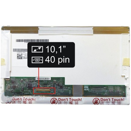 Laptop Bildschirm Samsung NP-N150-JP07UA LCD Display 10,1“ 40pin WSVGA LED - Glänzend