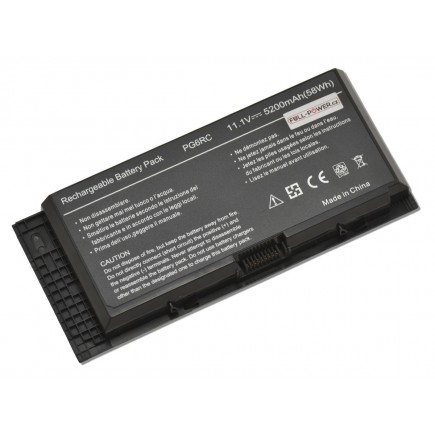 Batterie für Notebook Dell Precision M6800 5200mAh Li-Ion 11,1V SAMSUNG-Zellen