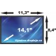 Laptop Bildschirm B141PN01 V.7 LCD Display 14,1“ 30Pin CCFL - Glänzend