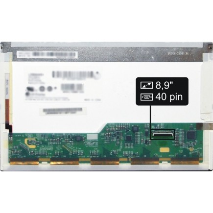 Laptop Bildschirm B089SW01 V.1 Kompatibilní LCD Display 8,9“ 40pin WSVGA LED - Matt 