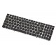 Asus K53E-SX884V Laptop Tastatur, CZ/SK schwarz silberner Rahmen