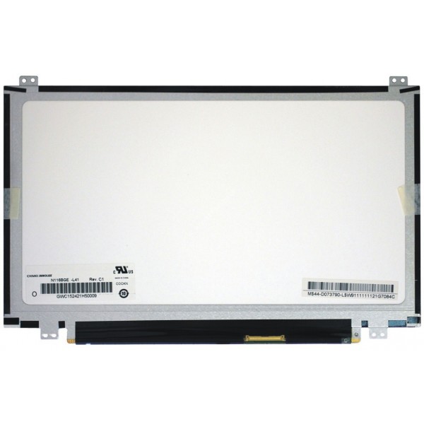 Laptop Bildschirm B116XTN01.0 Kompatibilní LCD Display 11,6“ 30pin HD LED Slim - Matt