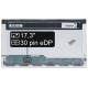 Laptop Bildschirm Kompatibilní LP173WD1-TPE1 LCD Display 17,3“ 30Pin eDP HD+ LED - Matt