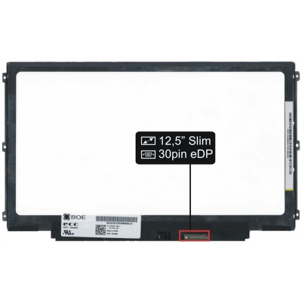 Laptop Bildschirm Dell Latitude E7250 LCD Display 12,5“ 30pin eDP HD LED - Matt