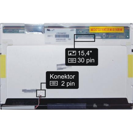 Laptop Bildschirm LP154W01(TL)(A2) Kompatibilní LCD Display 15,4“ 30pin WXGA CCFL - Matt