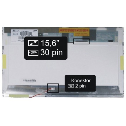 Laptop Bildschirm eMachines G430 LCD Display 15,6“ 30pin HD CCFL - Matt