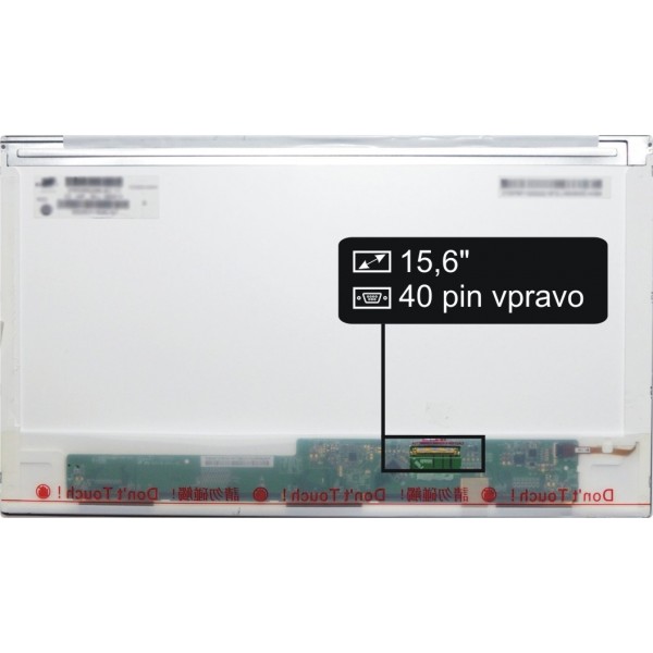 Laptop Bildschirm DV6 HP HEWLETT PACKARD LCD Display 15,6“ 40Pin rechts HD LED - Matt