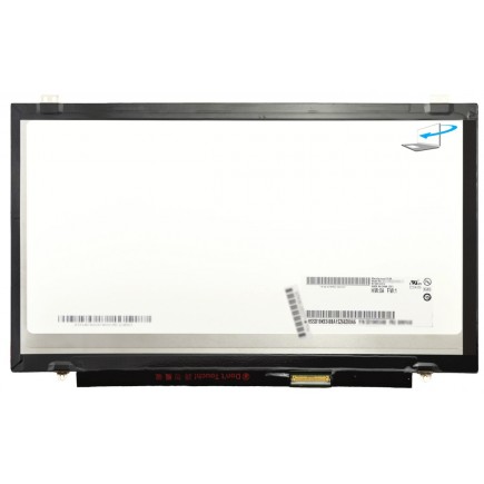 Laptop Bildschirm B140QAN01.0 LCD Display 14“ 40Pin eDP QHD LED IPS SlimTB - Glänzend 
