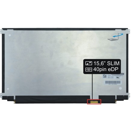 Laptop Bildschirm Toshiba Satellite P55W-C5208 LCD Display 15,6“ 40pin eDP QHD+ LED - Glänzend