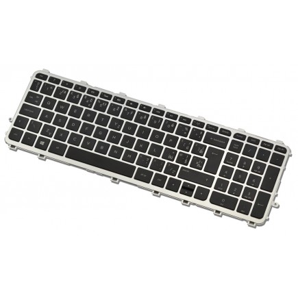 HP Envy 15-j000 Laptop Tastatur, CZ / SK Hintergrundbeleuchteter Silberner Rahmen
