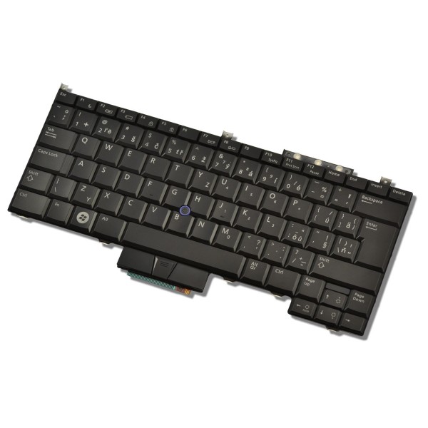 Dell KM742 Laptop Tastatur, CZ / SK Schwarz