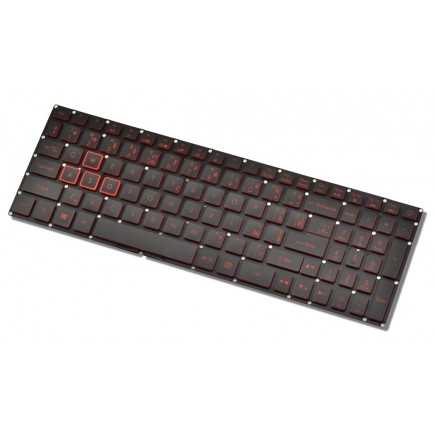 Acer Aspire VX 15 Laptop Tastatur, CZ/SK Rote Hintergrundbeleuchtung Ohne Rahmen