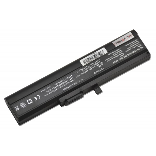 Batterie für Notebook Sony Vaio VPC-B11QGX/B 7800mAh Li-ion 7,4V SAMSUNG-Zellen