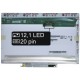 Laptop Bildschirm B121EW07 V.0 LCD Display 12,1“ 20Pin WXGA LED - Glänzend