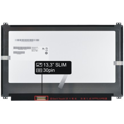 Laptop Bildschirm Kompatibilní B133HAN02.1 LCD Display 14“ 30pin FHD LED Slim IPS NanoEdge - Glanz