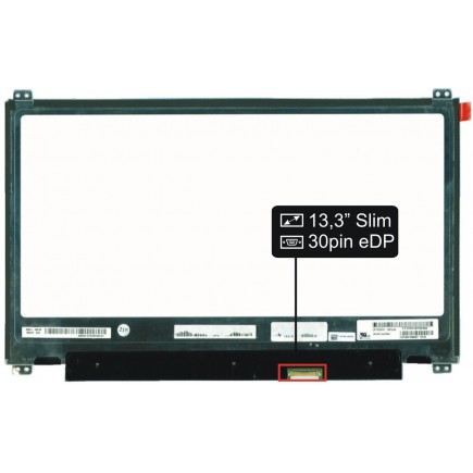 Laptop Bildschirm B133HAN06.1 Kompatibilní LCD Display 13,3" FHD LED 30 pin eDP - Matt