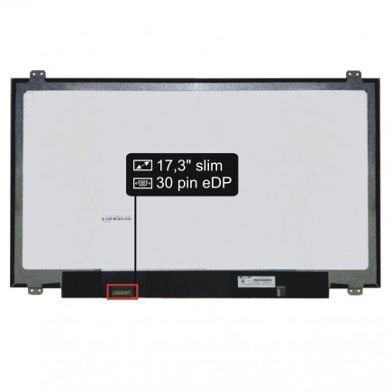 Laptop Bildschirm HP Compaq HP 17-BS104UR LCD Display 17,3“ 30Pin eDP HD+ LED Slim Matt