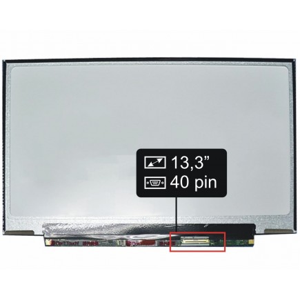 Laptop Bildschirm Toshiba PORTEGE R30-A-19D LCD Display 13,3“ 40pin HD LED - Glänzend