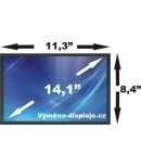 Laptop Bildschirm Sager NP1200 LCD Display 14,1“ 30Pin CCFL - Glänzend