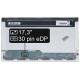 Laptop Bildschirm B173RTN01.1 LCD Display 17,3“ 30Pin eDP HD+ LED - Glänzend