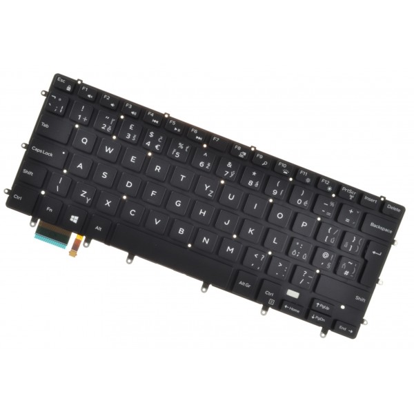Dell XPS 15 9550 Laptop Tastatur, CZ / SK Schwarze, Hintergrundbeleuchtete 