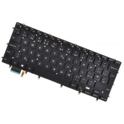 Dell Precision M5510 Laptop Tastatur, CZ / SK Schwarze, Hintergrundbeleuchtete 