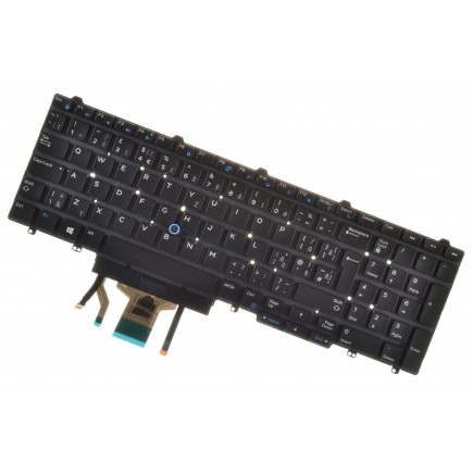 Dell kompatibilní 0TF5M0 Laptop Tastatur, CZ / SK Schwarze, Hintergrundbeleuchtete 