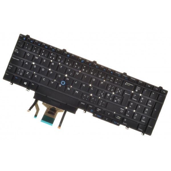 Dell kompatibilní TF5M0 Laptop Tastatur, CZ / SK Schwarze, Hintergrundbeleuchtete 