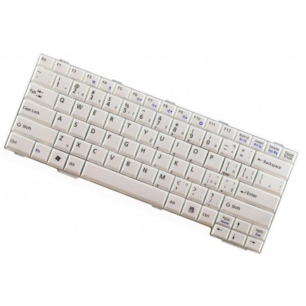 Fujitsu Siemens LIFEBOOK E751 Laptop Tastatur, CZ / SK Weiß