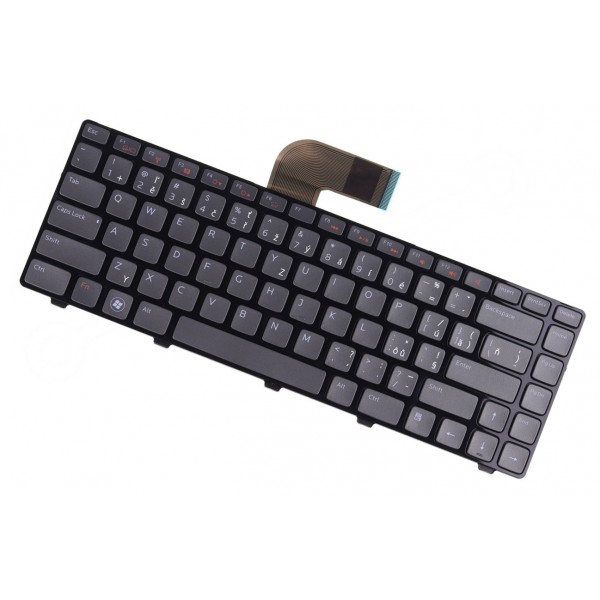 Dell Inspiron 15 Laptop Tastatur, CZ / SK Schwarze, Hintergrundbeleuchtete 