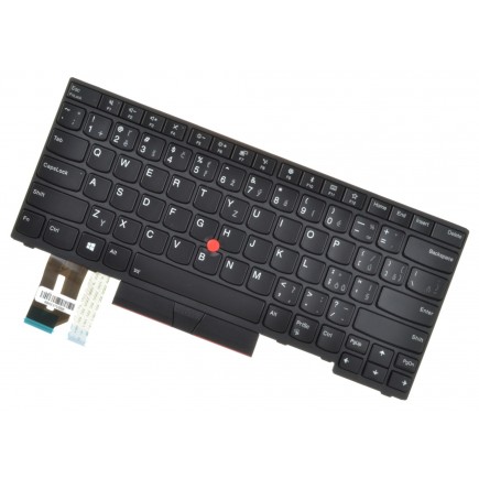 Kompatibilní Lenovo 01YP52 Laptop Tastatur, CZ / SK Schwarze, Hintergrundbeleuchtete 
