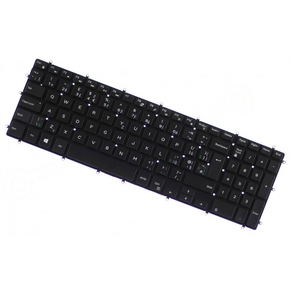 Dell Inspiron 15 Gaming 7566 Laptop Tastatur, CZ / SK Schwarze, Hintergrundbeleuchtete 