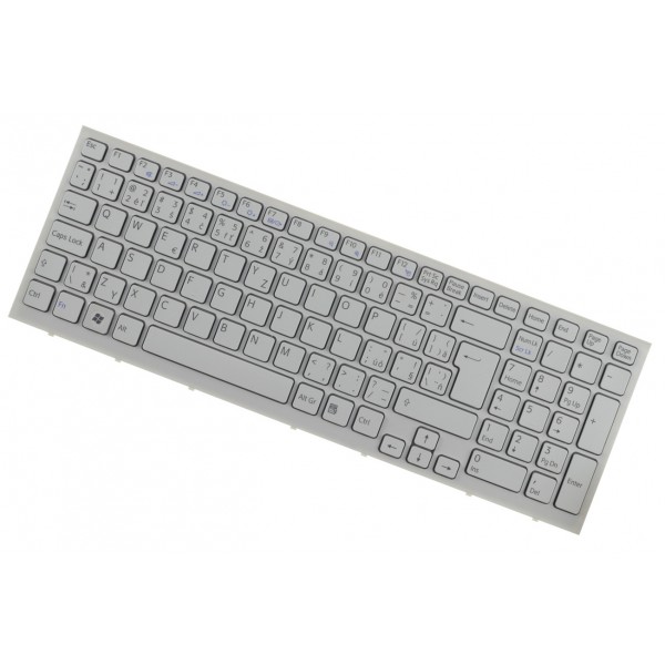 Sony kompatibilní 148793041 Laptop Tastatur, CZ/SK Weiß mit Rahmen