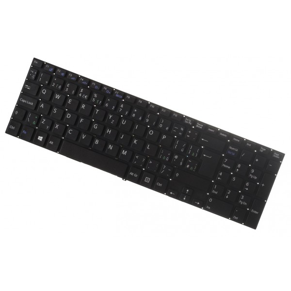 Sony Vaio SVF1521F2E/W Laptop Tastatur, tschechisch ohne Rahmen